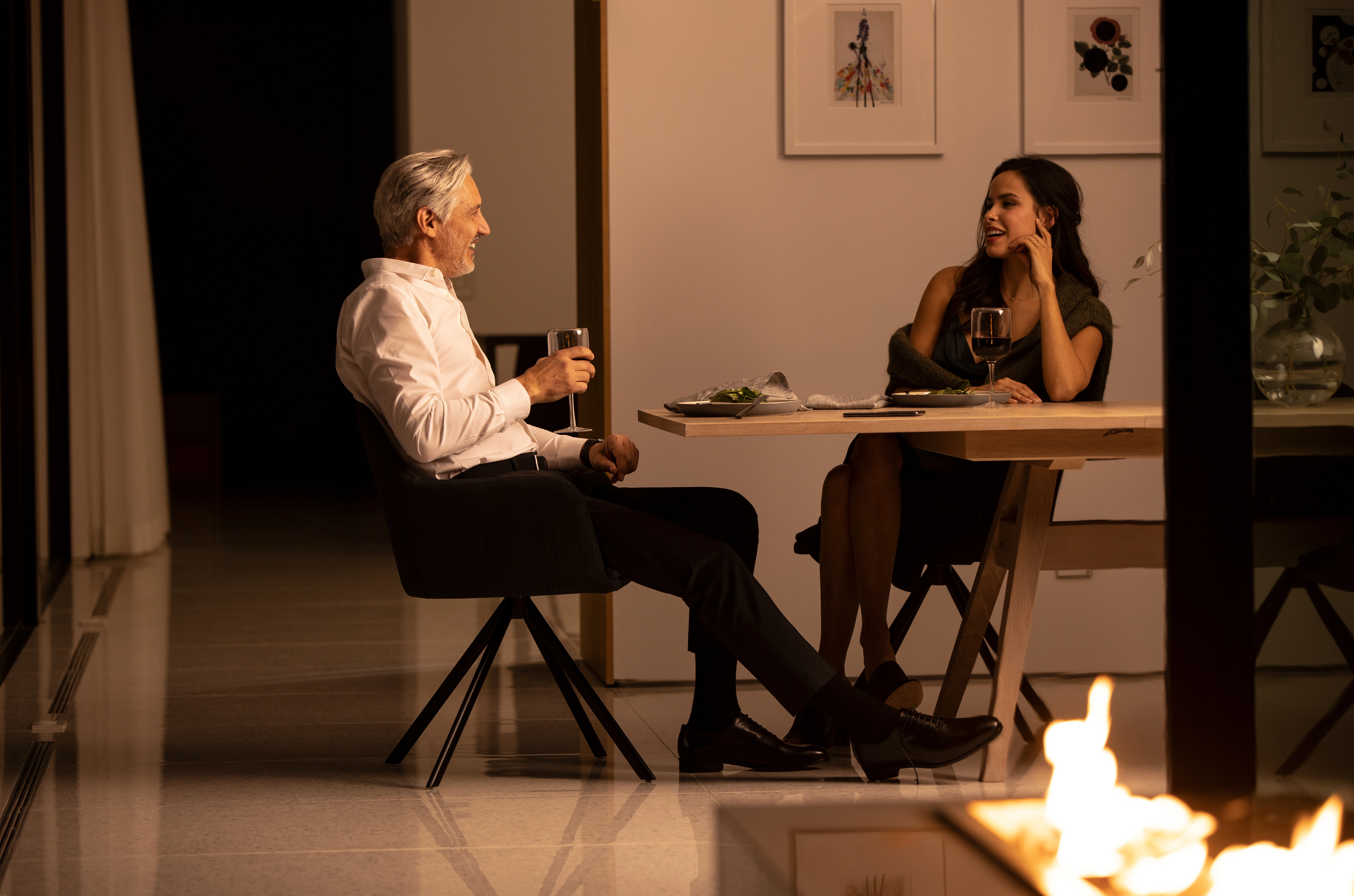 Dining room mood lighting
