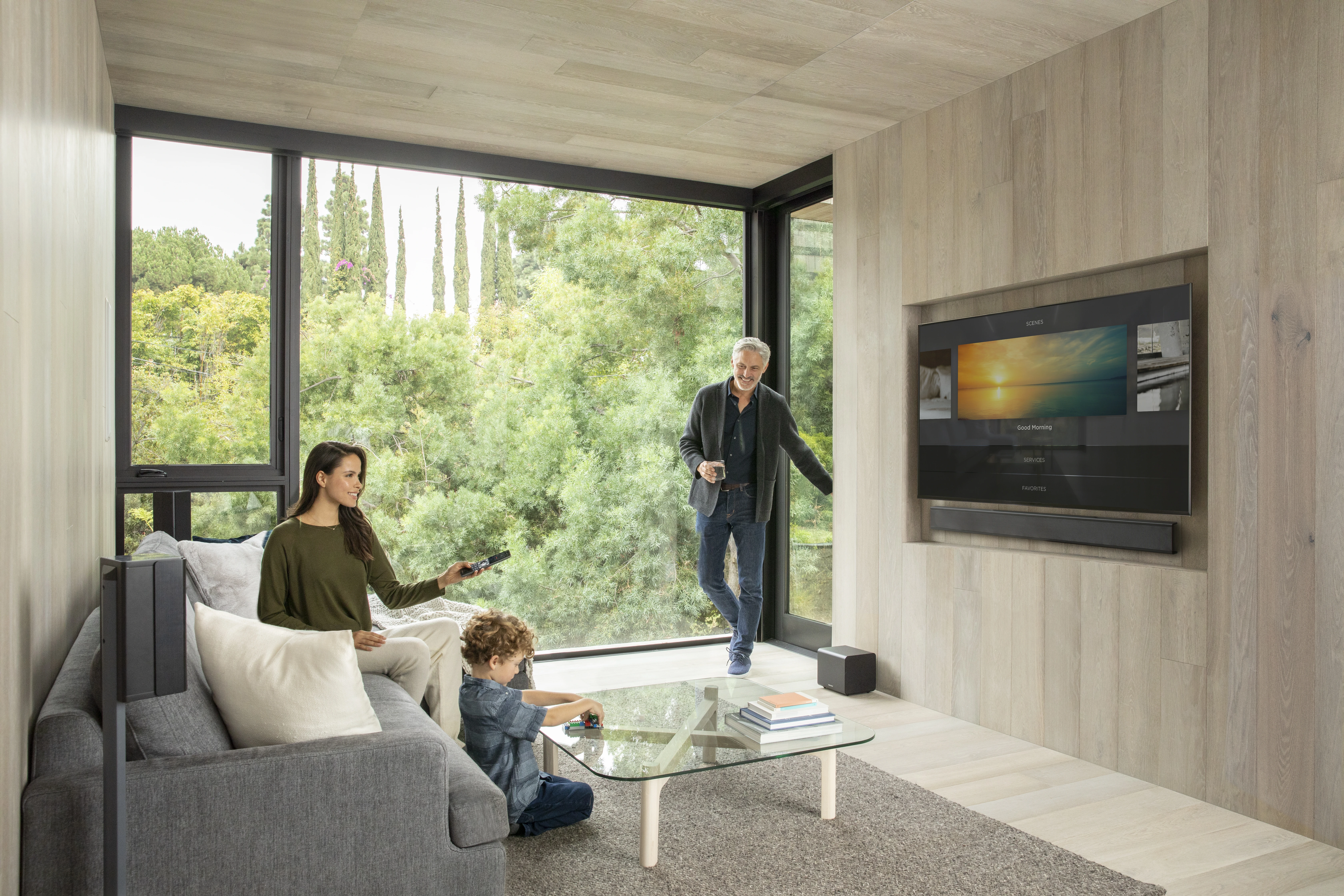 Family audio and living room control
