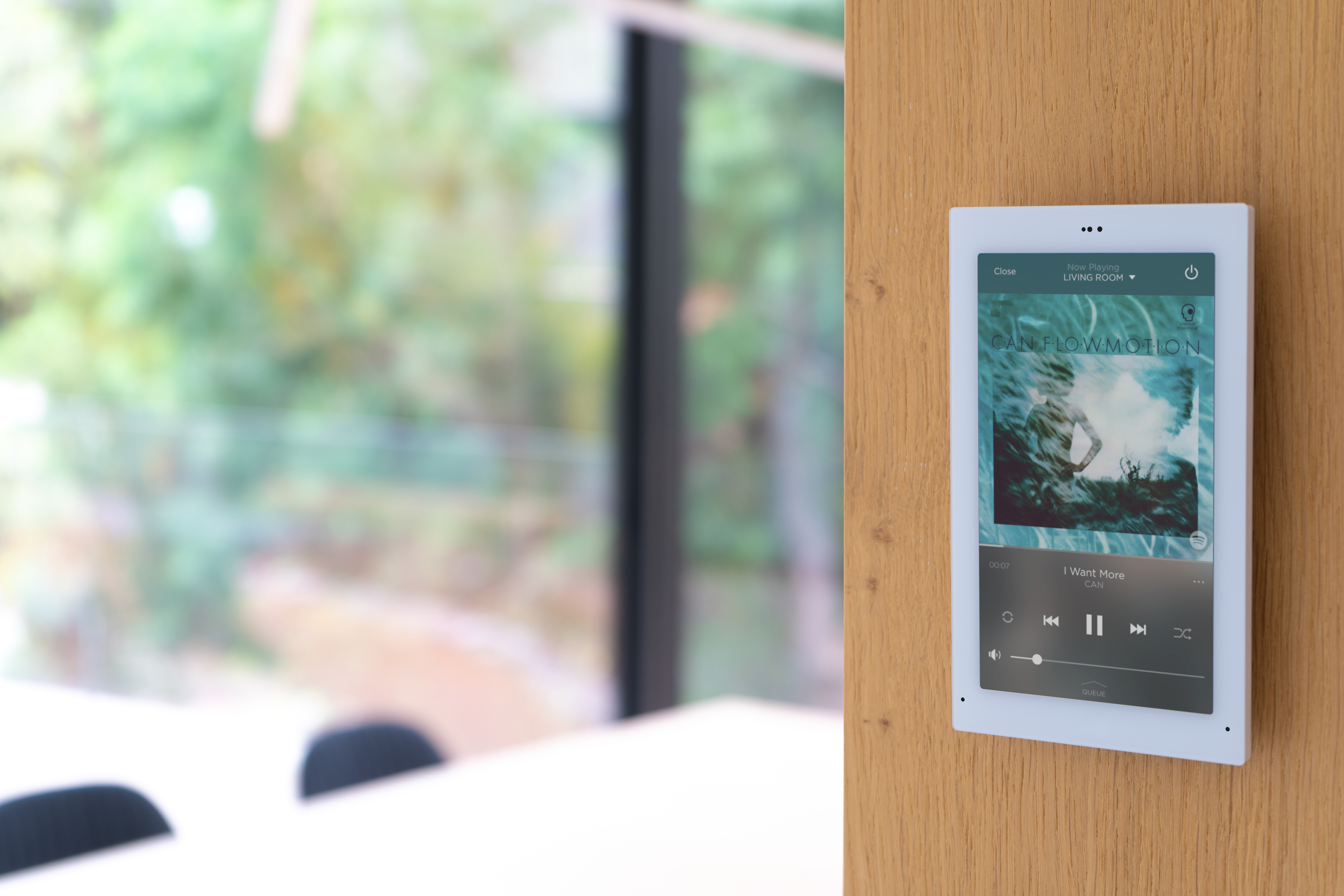 Savant touch panel and interface